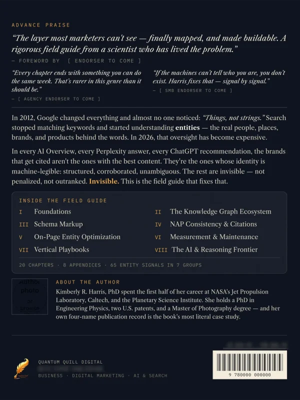Back Cover of Entity Engineering.
